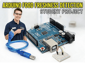 Arduino based food freshness detection project
