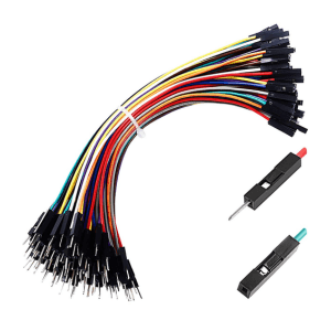 M-F Good Quality Jumper Wire Black Pack 15