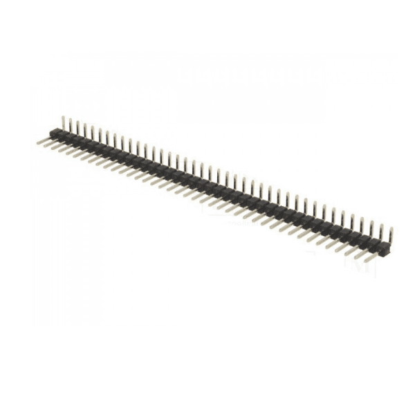 2.54mm Male Berg Strip 40X1 Pin Break-Away Right Angle Header (Pack of 5)