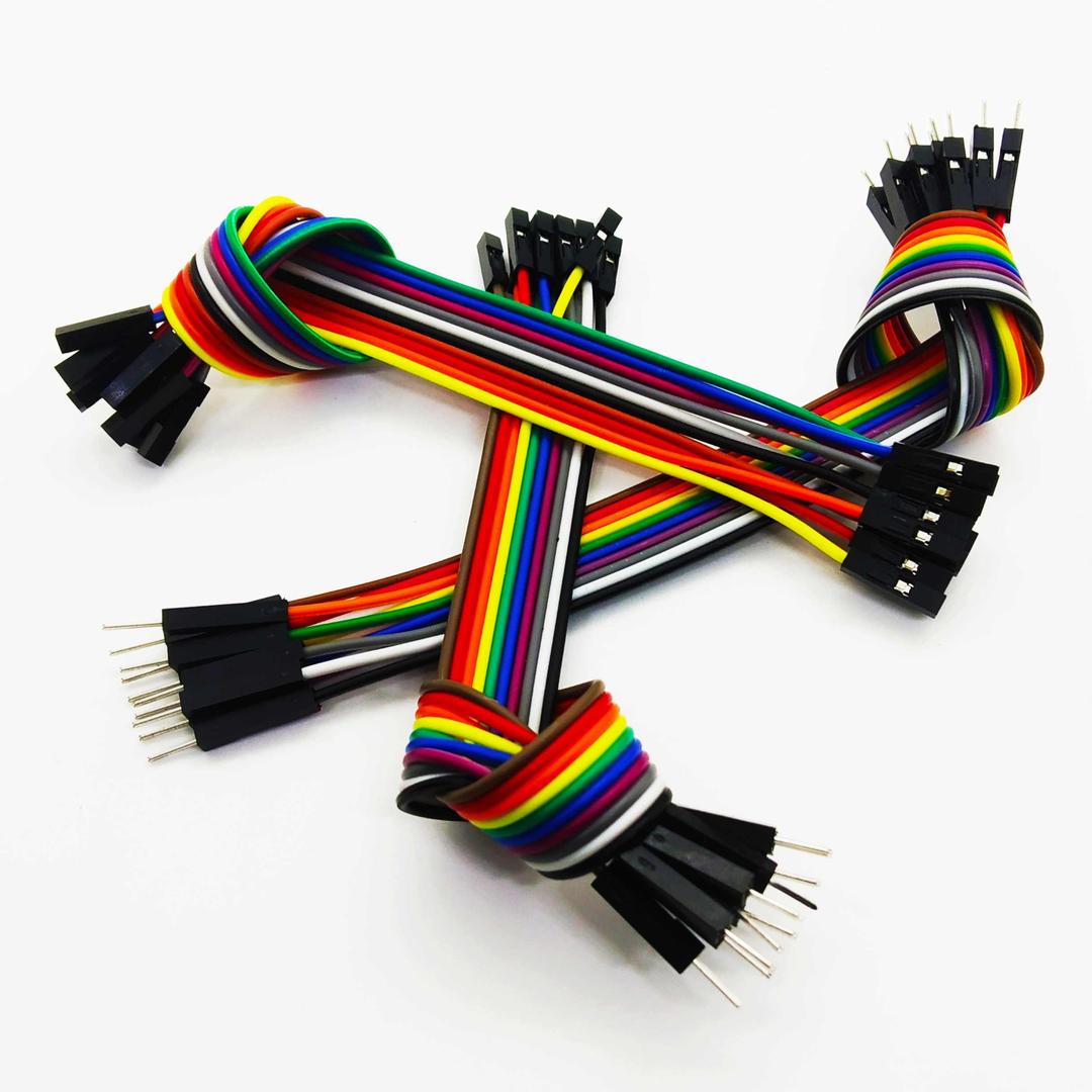 MIX JUMPER WIRES MALE FEMALE 30 PCS - 20CM