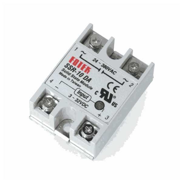 DC To AC SSR-10DA Solid State Relay Module 3-32 VDC /24-380VAC 10A