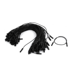 F-F Good Quality Jumper Wire Black  Pack 10