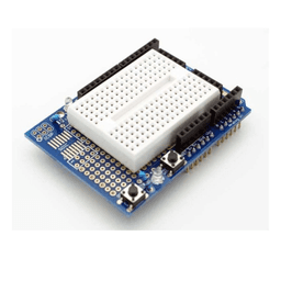 Arduino Uno Protoshield + Mini Breadboard