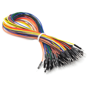 MALE TO MALE JUMPER WIRES 20 PCS - 20 CM
